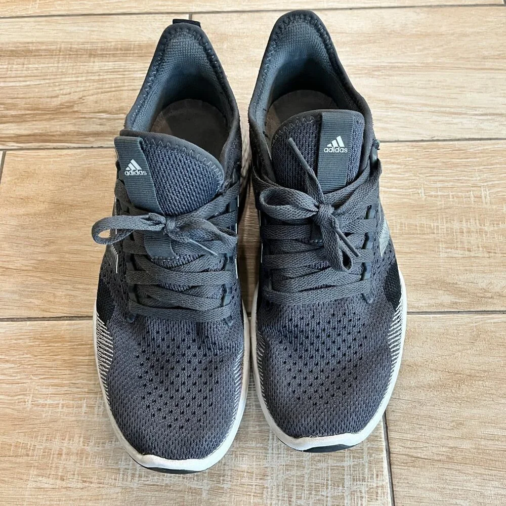 Mens Adidas Black/Grey Sneakers - 8.5